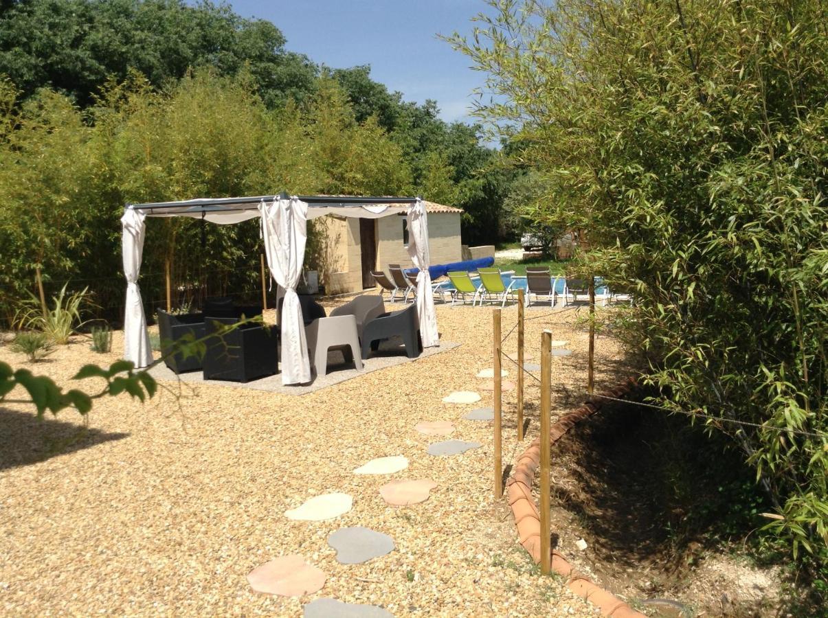Villa La Charmeuse Fleurie Collias Exterior foto